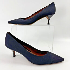 Donald J. Pliner Women's Black Rome Strobel Fit Kitten Heels in Size 9.5 NWT